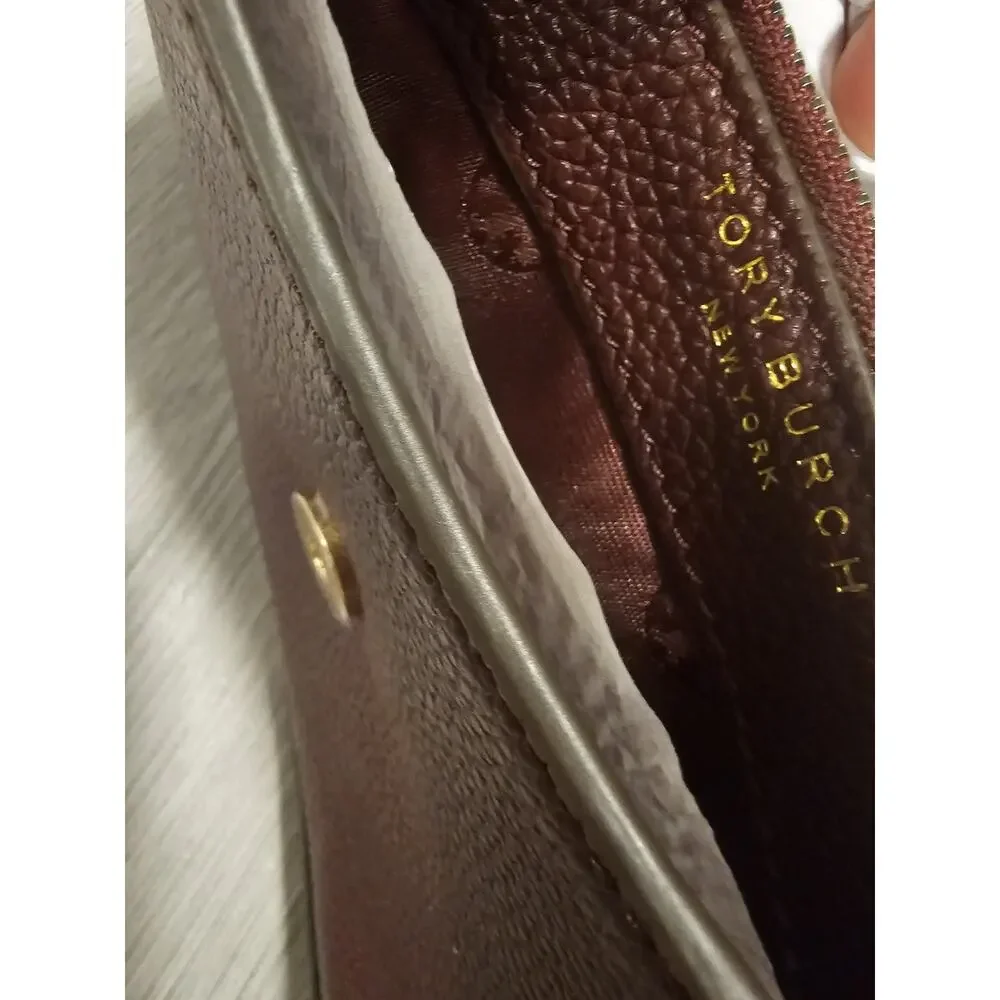 NWT Tory Burch Britten Combo Crossbody Burgundy - Picture 4 of 4